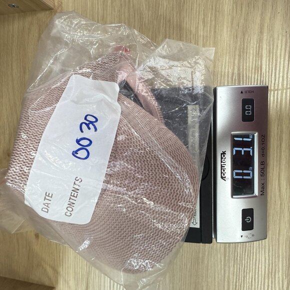 Wyeth Hat Cap Strap Back Pink Knit Baseball Style Adjustable Womens Casual - Picture 9 of 9